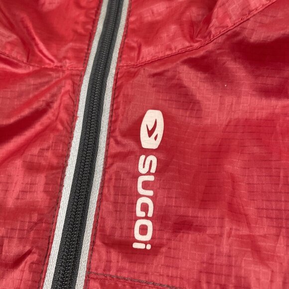 Sugoi Ultra Light Cycling Jacket Women’s M Windbreaker Full Zip Reflective - Picture 8 of 9
